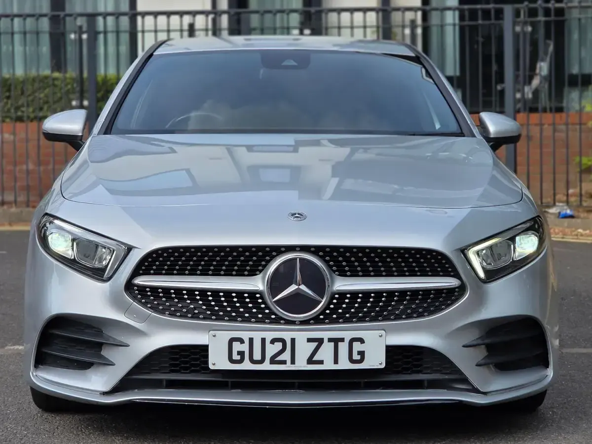 Used Mercedes A200 AMG line 2021 Silver Hatchback