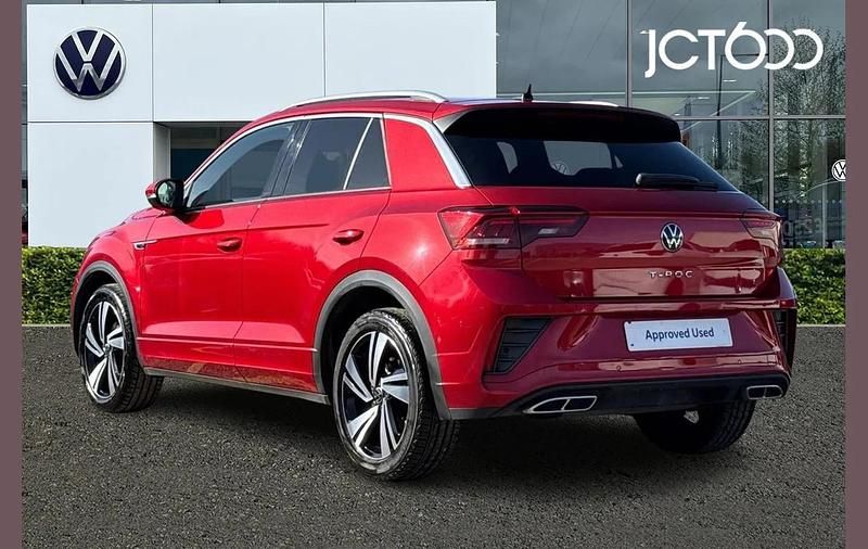 Used VW T-Roc R-line 150 HP (110 kW) 2022 Red SUV