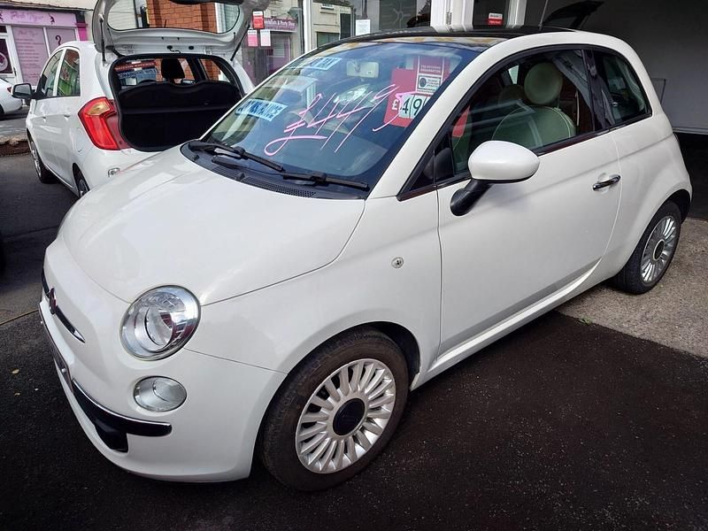 White Used 2012 Fiat 500 Lounge Hatchback | £3,995 (Fair price) - Image 1/4