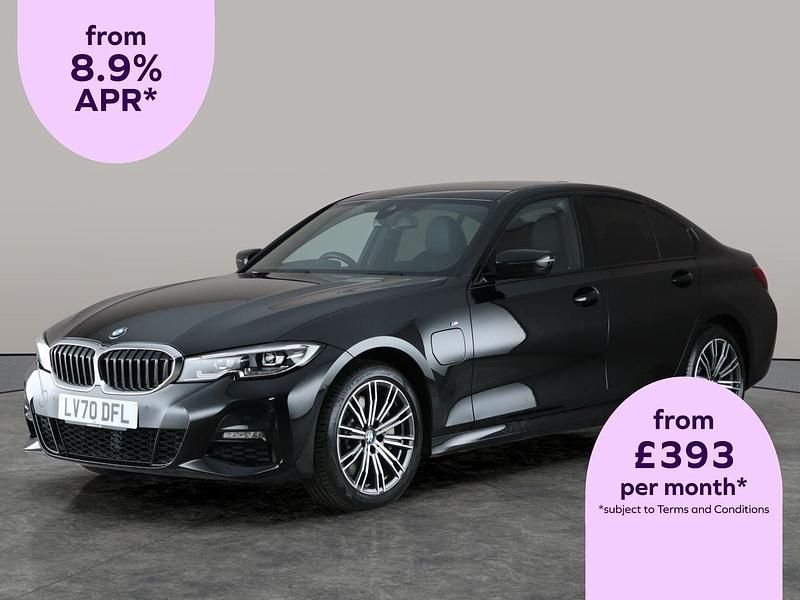 Black Used 2021 BMW 330e M Sport Sedan | £25,157 (Fair price) - Image 1/2