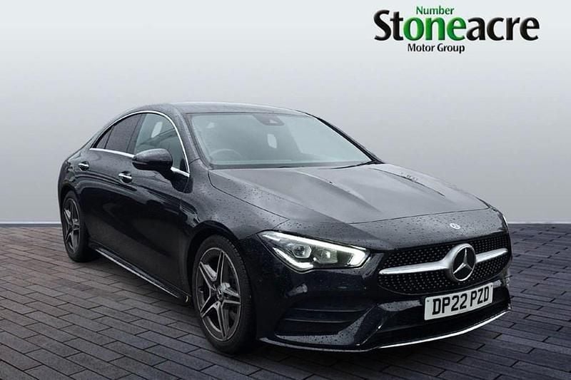 Black Used 2022 Mercedes CLA220 AMG Line Premium Sedan | £22,995 (Good price) - Image 1/1