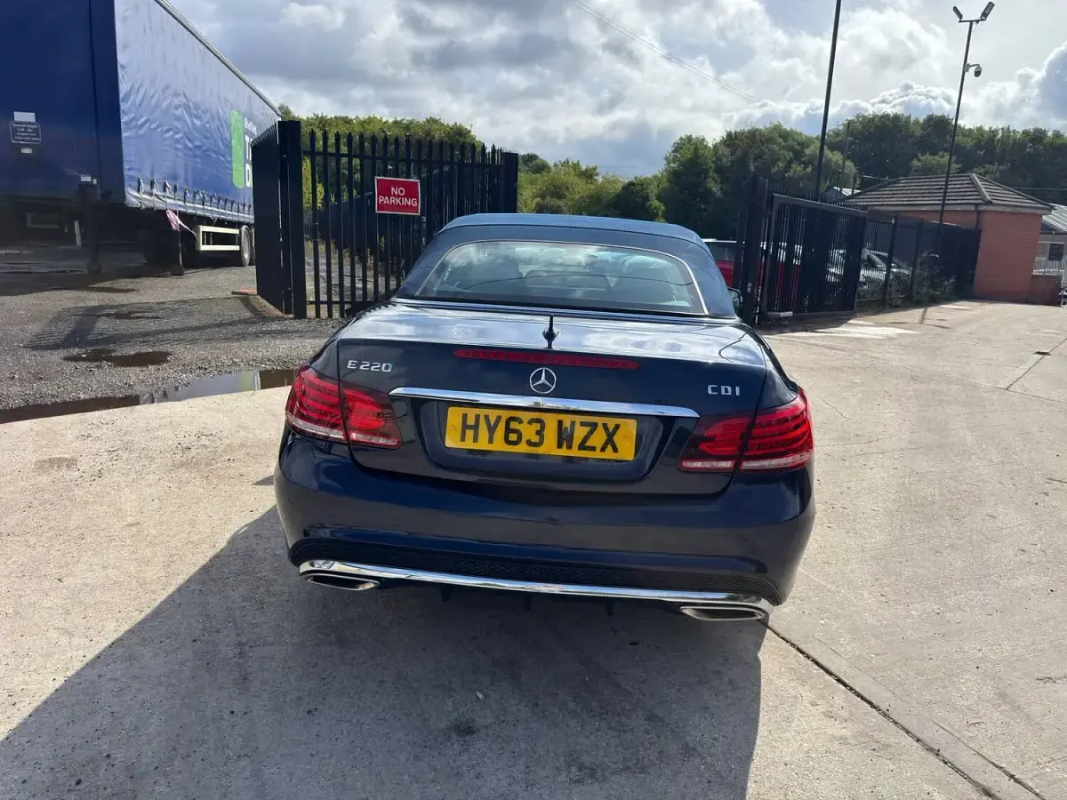 Used Mercedes E220 AMG 2013 Blue Cabriolet
