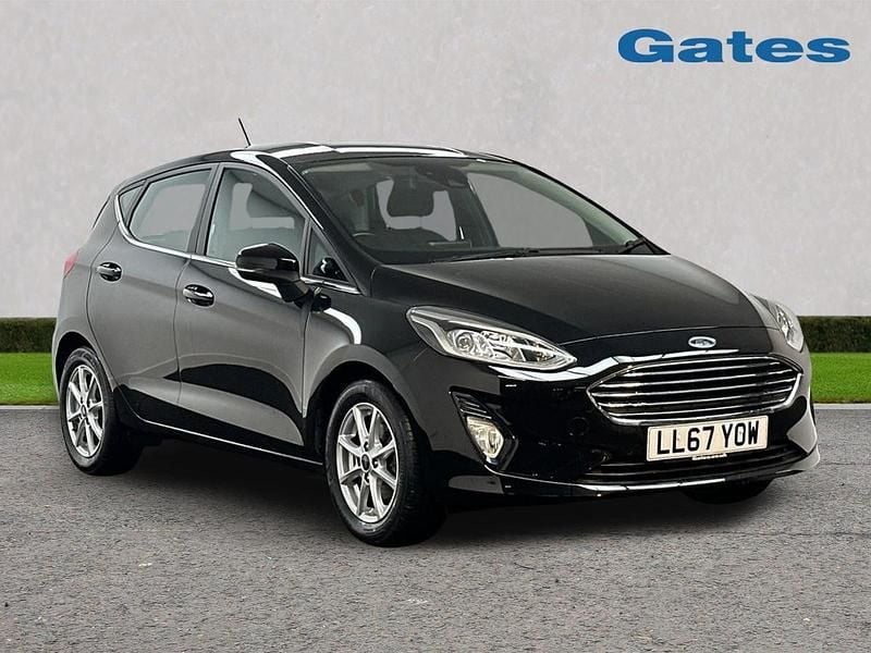Black Used 2017 Ford Fiesta Zetec Hatchback | £8,799 (Fair price) - Image 1/4