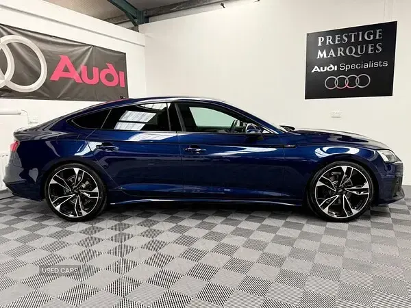 Used Audi A5 S-Line 190 HP (139 kW) 2023 Blue Coupe
