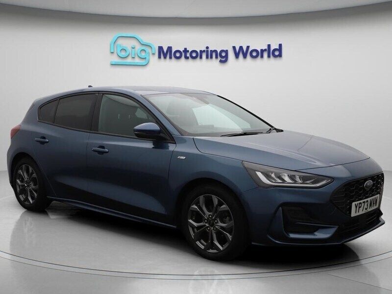 Blue Used 2023 Ford Focus ST-Line Hatchback | £18,200 (Fair price) - Image 1/4