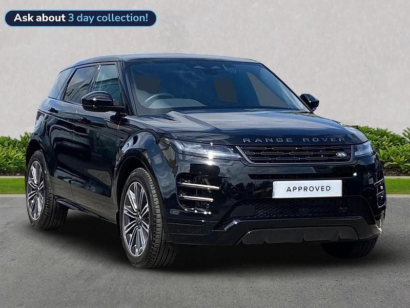 Black Used 2025 Land Rover Range Rover evoque HSE Dynamic SUV | £39,999 (Expensive) - Image 1/4