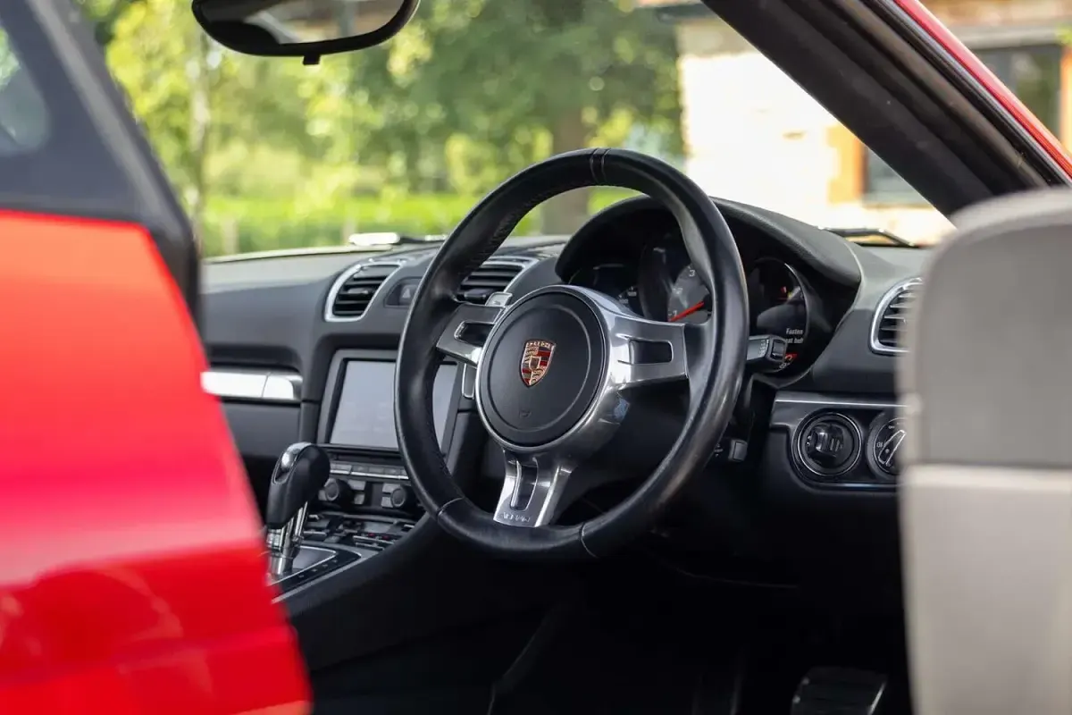 Used Porsche Cayman 2015 Red Coupe
