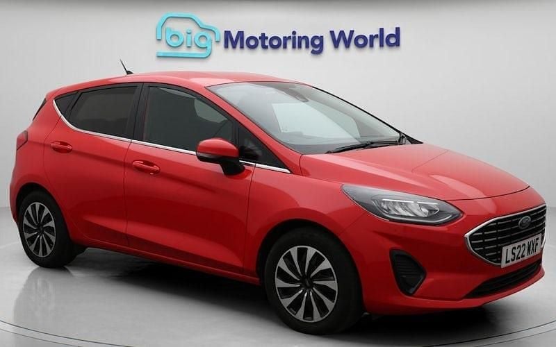 Used Ford Fiesta Titanium 101 HP (74 kW) 2022 Red Hatchback