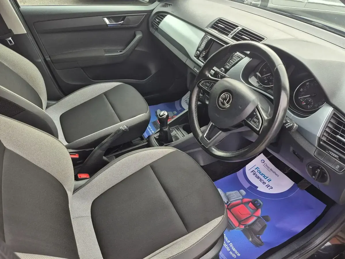 Used Skoda Fabia SE 95 HP (69 kW) 2018 Black Hatchback