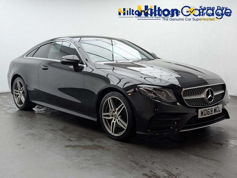 Used Mercedes E220 AMG Line Premium 194 HP (142 kW) 2020 Black Coupe