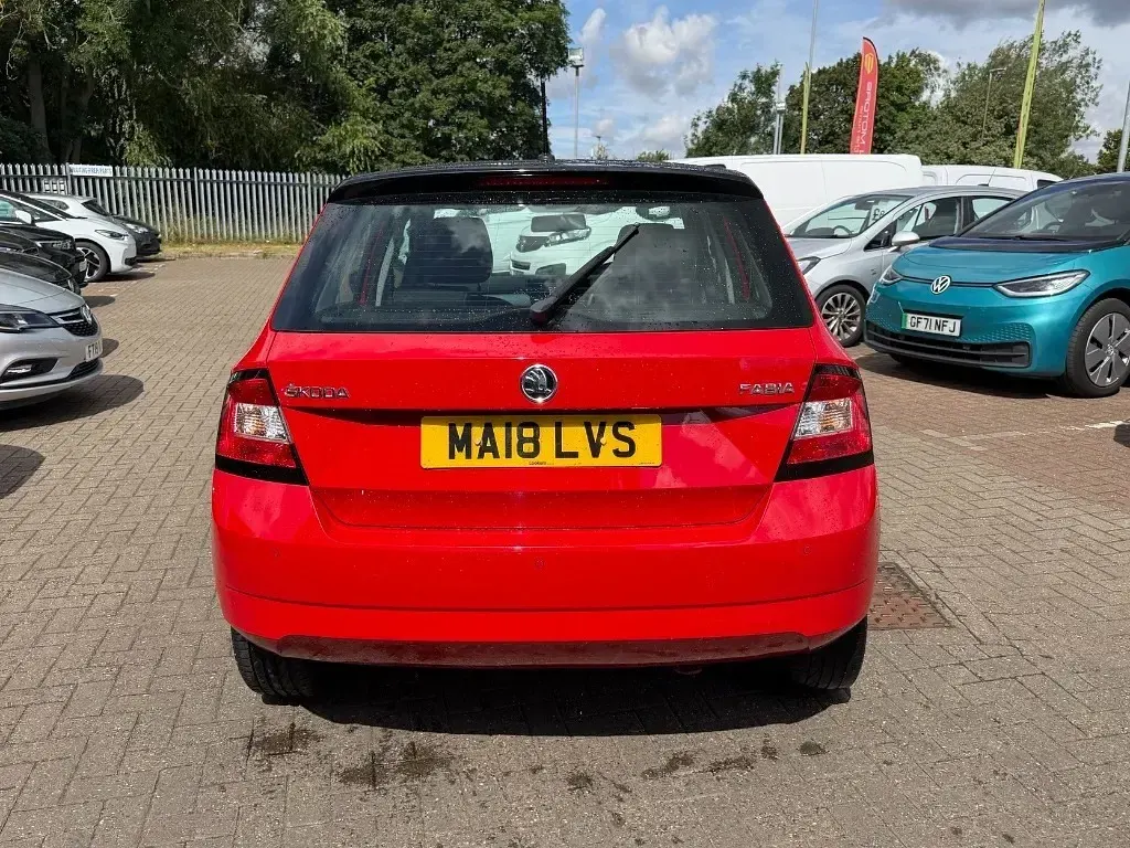 Used Skoda Fabia SE 2018 Red Hatchback