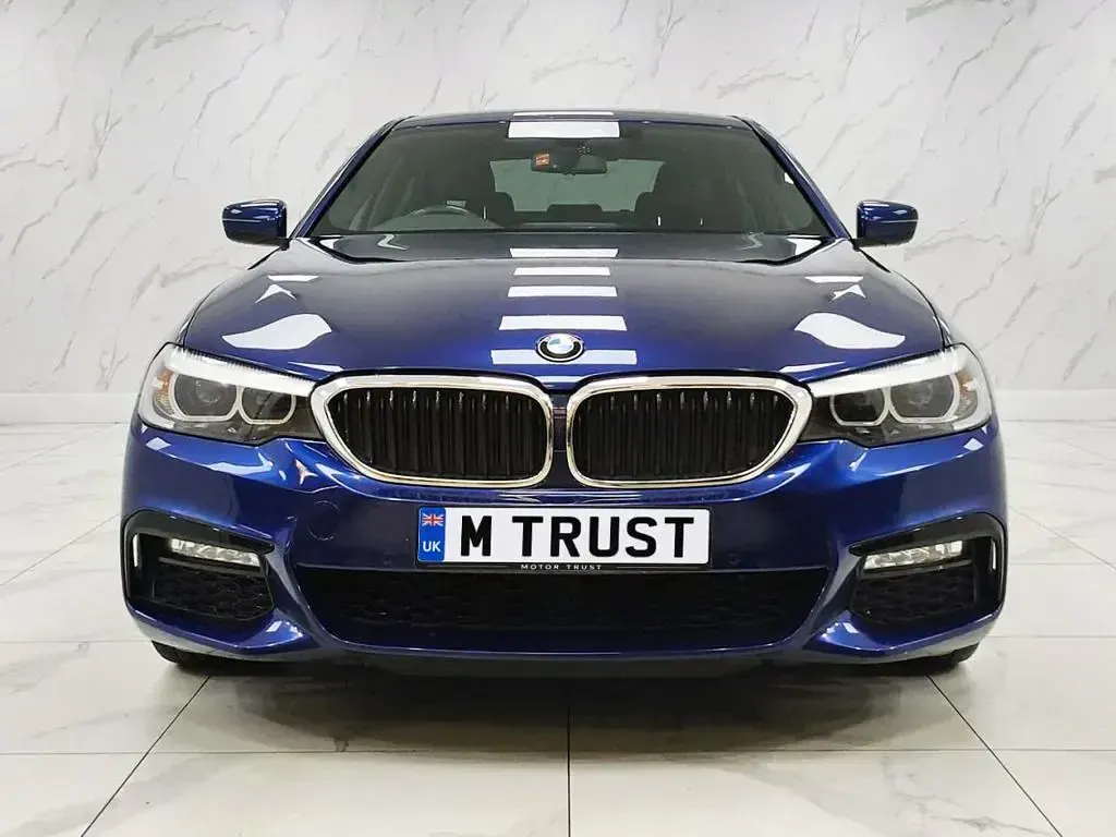 Used BMW 530e M Sport 252 HP (185 kW) 2018 Blue Sedan