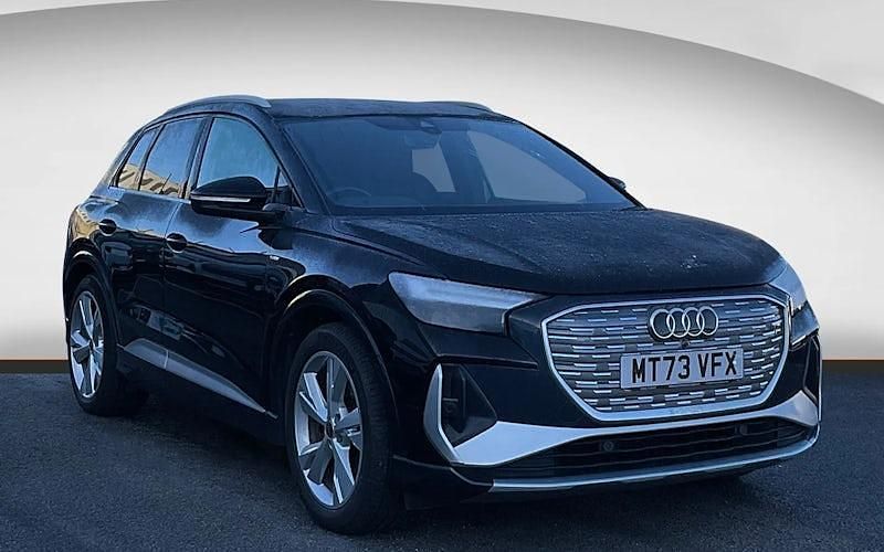 Used Audi Q4 e-tron S-Line 150 kW (204 HP) 2023 Black SUV