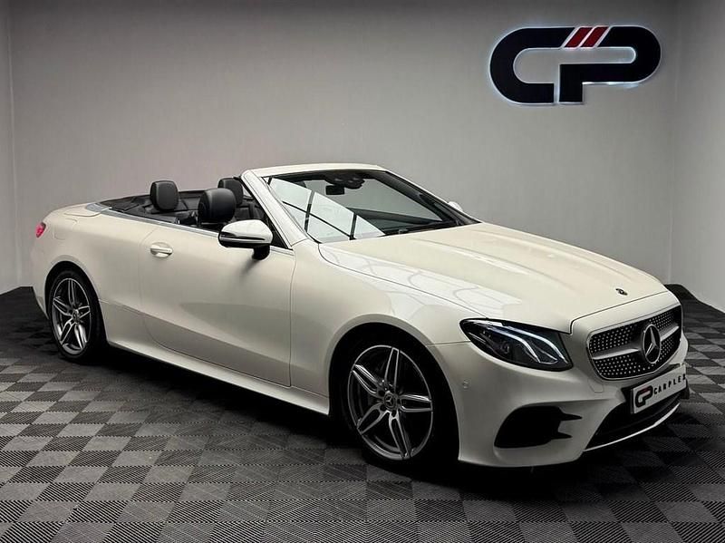 Used Mercedes E220 AMG line 194 HP (142 kW) 2017 White Cabriolet