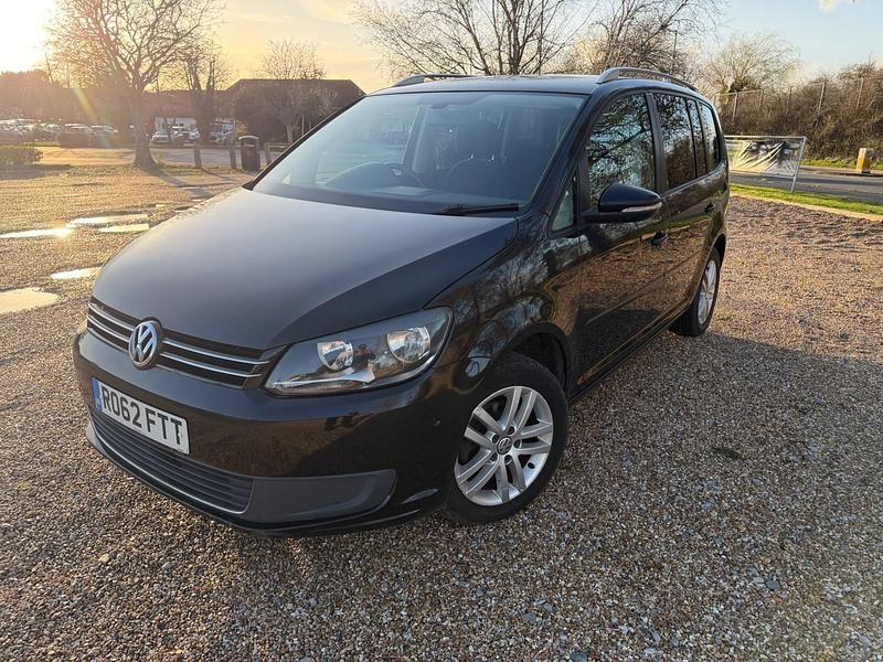 Used VW Touran SE 105 HP (77 kW) 2012 Black MPV