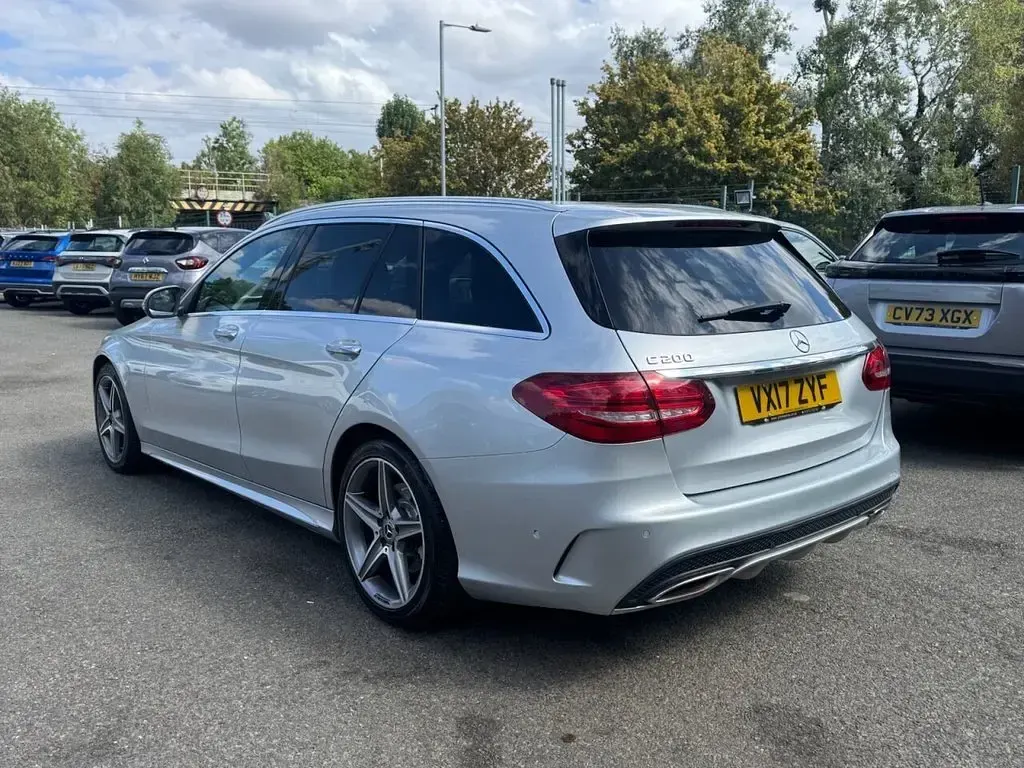 Used Mercedes C200 AMG line 2017 Silver Estate