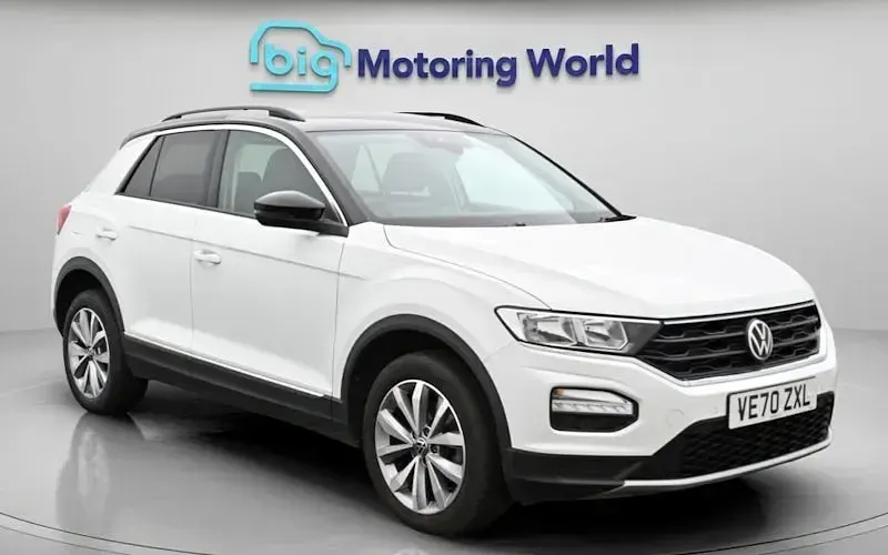 Usado VW T-Roc Design 110 HP (80 kW) 2021 Branco SUV