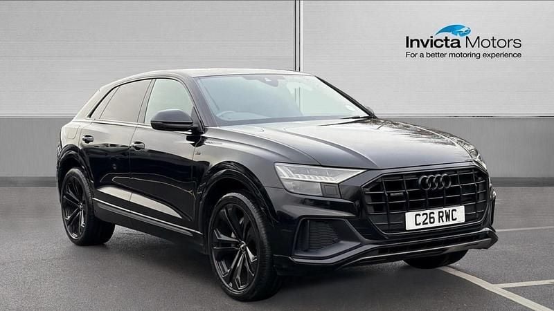 Black Used 2019 Audi Q8 S-Line SUV | £33,000 (Good price) - Image 1/4