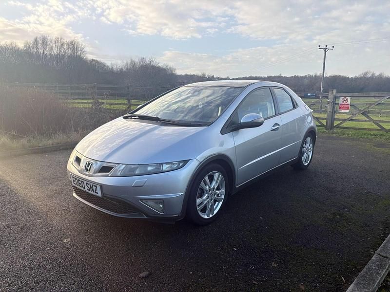 Used Honda Civic EX 2010 Silver Hatchback