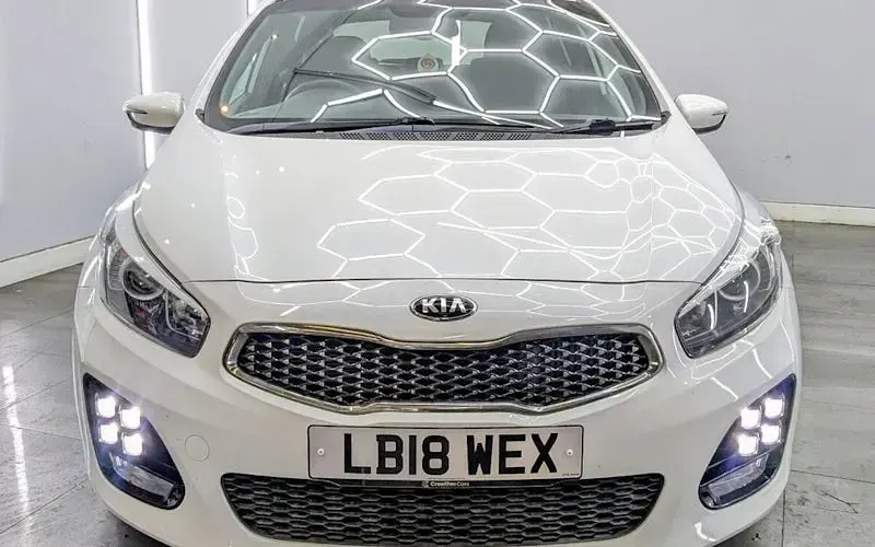 Used Kia Ceed GT-Line 136 HP (100 kW) 2018 White Hatchback