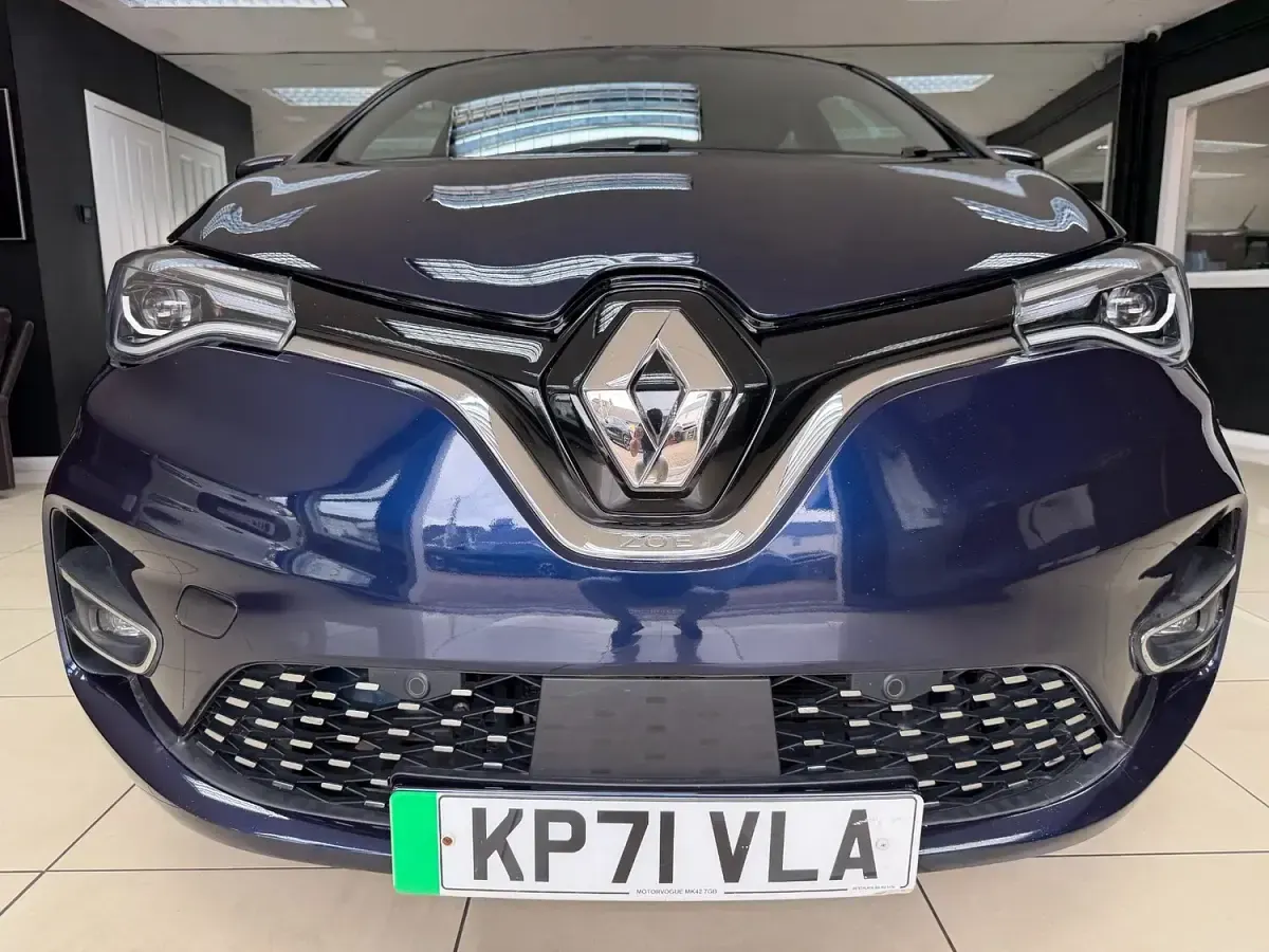 Used Renault Zoe Riviera 100 kW (136 HP) 2021 Blue Hatchback