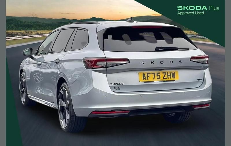 Used Skoda Superb SportLine 190 HP (139 kW) 2025 Silver Estate