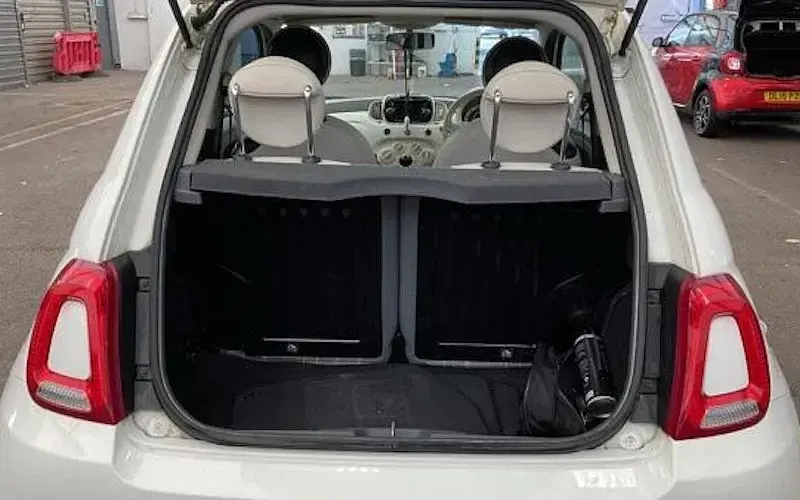 Used Fiat 500 Lounge 69 HP (50 kW) 2017 White Hatchback