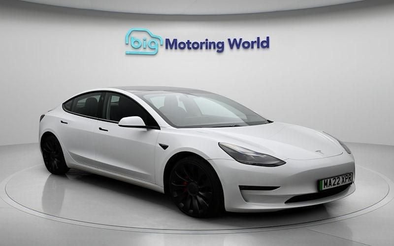 Usado Tesla Model 3 Performance 461 kW (627 HP) 2022 Branco Sedan