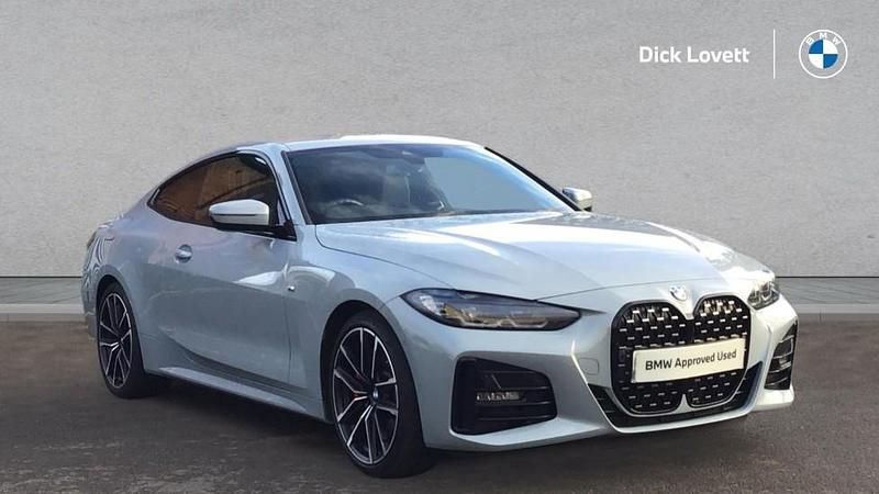 Grey Used 2022 BMW 420 M Sport Coupe | £28,495 (Fair price) - Image 1/4