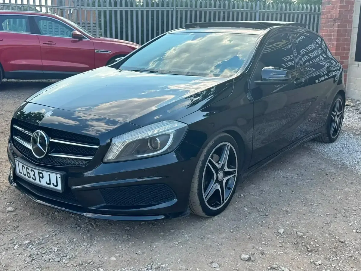 Used Mercedes A200 AMG 136 HP (100 kW) 2014 Black Hatchback