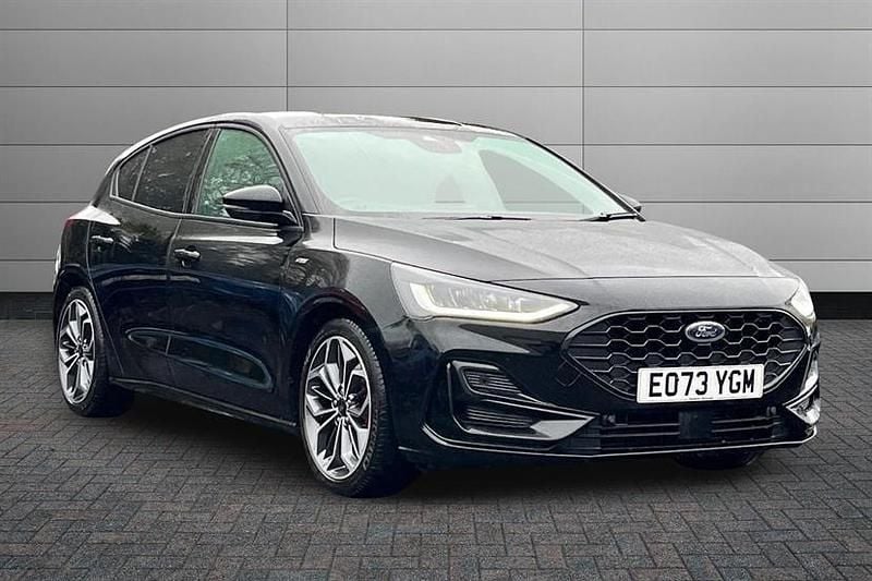 Black Used 2024 Ford Focus ST-Line X Hatchback | £18,450 (Fair price) - Image 1/3