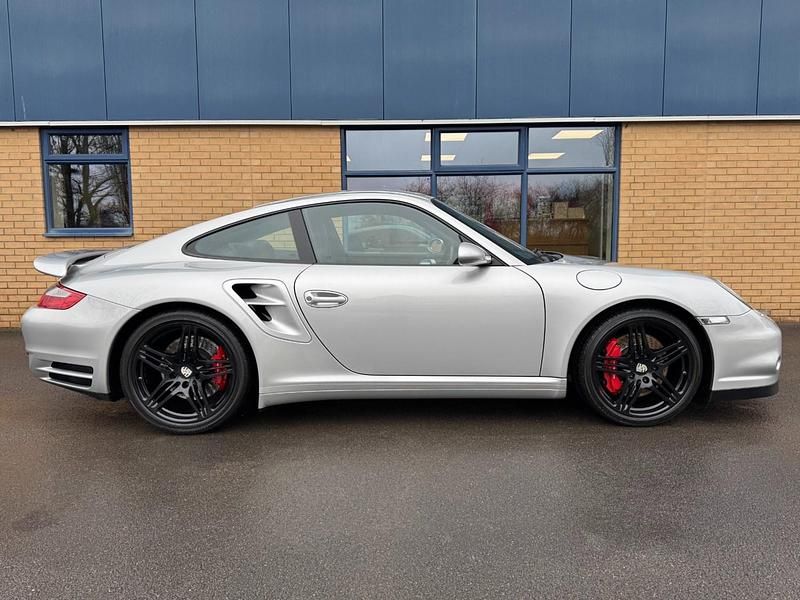 Used Porsche 997 Turbo 480 HP (353 kW) 2007 Silver Coupe