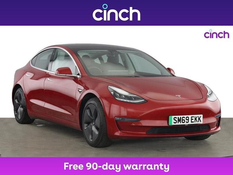 Red Used 2019 Tesla Model 3 Long Range AWD Sedan | £15,949 (Fair price) - Image 1/3
