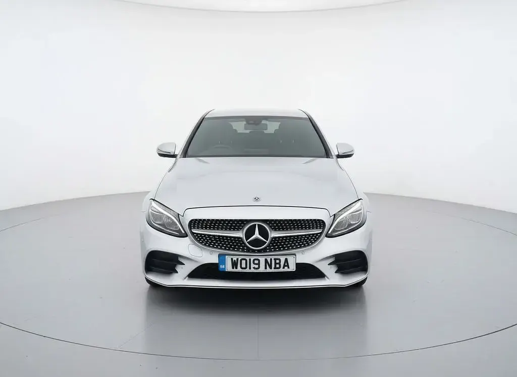 Used Mercedes C200 AMG Line Premium 2019 Silver Sedan