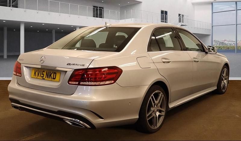 Used Mercedes E250 AMG line 2015 Silver Sedan