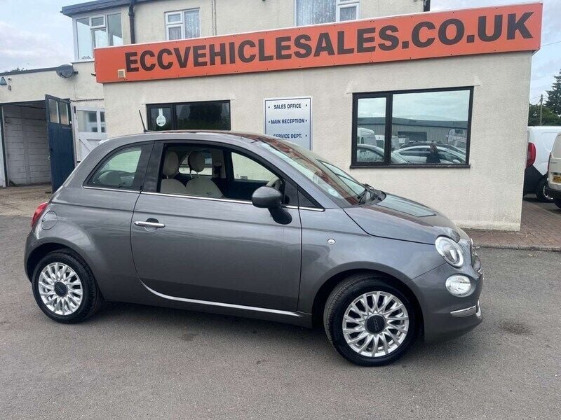 Grey Used 2017 Fiat 500 Lounge Hatchback | £10,495 (A bit pricey) - Image 1/4