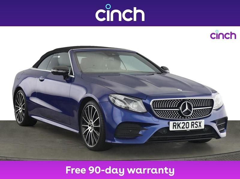 Blue Used 2020 Mercedes E220 AMG Line Premium Plus Cabriolet | £25,899 (Fair price) - Image 1/3