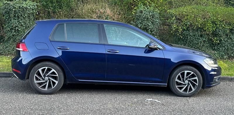 Used VW Golf VII Match 150 HP (110 kW) 2019 Blue Hatchback