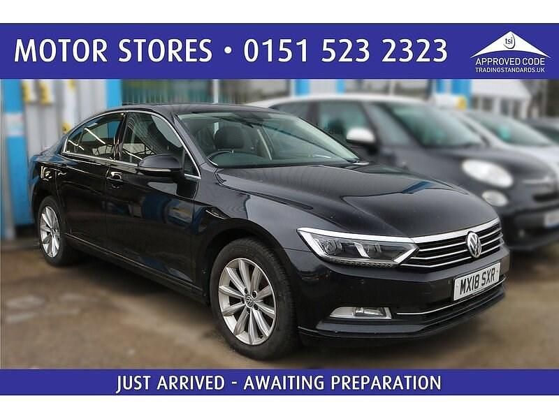 Black Used 2018 VW Passat Business Sedan | £8,495 (Good price) - Image 1/1