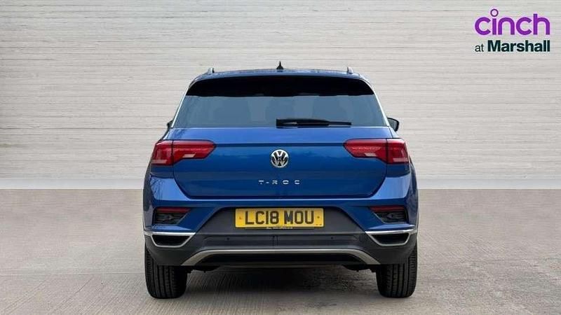 Used VW T-Roc SE 115 HP (84 kW) 2018 Blue SUV