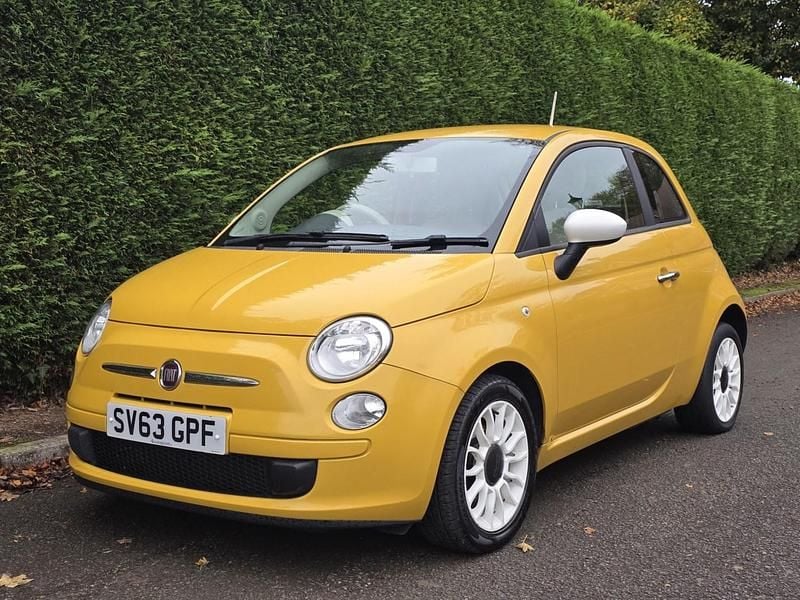 Used Fiat 500 85 HP (62 kW) 2013 Yellow Hatchback