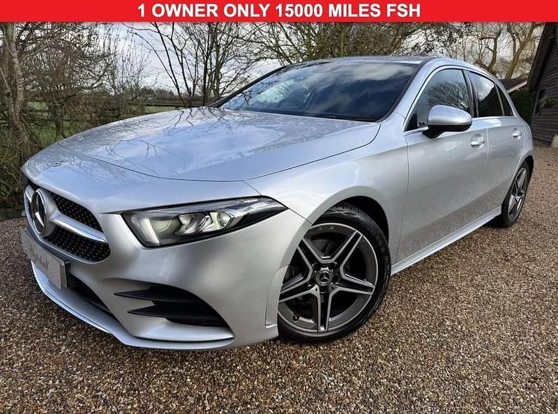 Used Mercedes A180 AMG line 136 HP (100 kW) 2021 Silver Hatchback