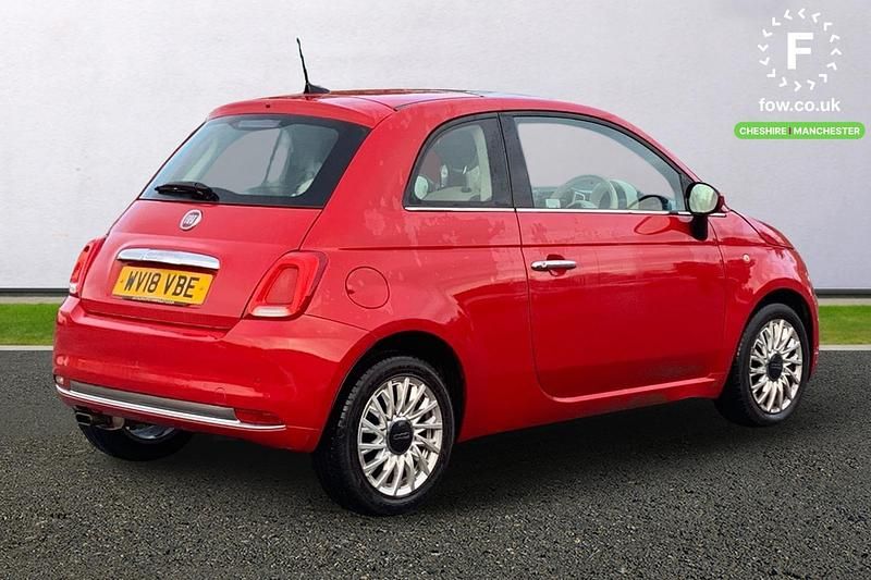 Used Fiat 500 Lounge 69 HP (50 kW) 2018 Red Hatchback