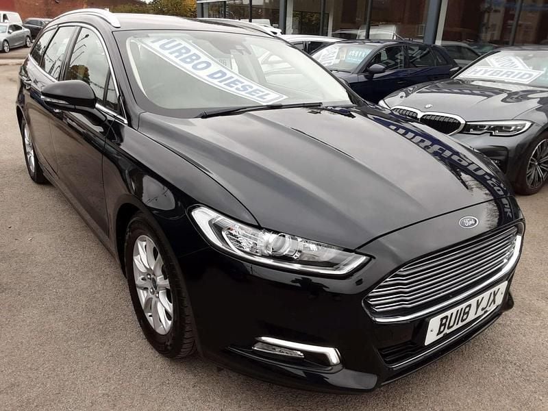 Black Used 2018 Ford Mondeo Titanium Estate | £8,271 (Fair price) - Image 1/3
