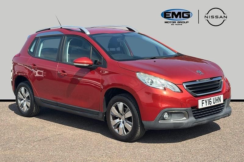 Red Used 2016 Peugeot 2008 Active SUV | £6,395 (Fair price) - Image 1/3
