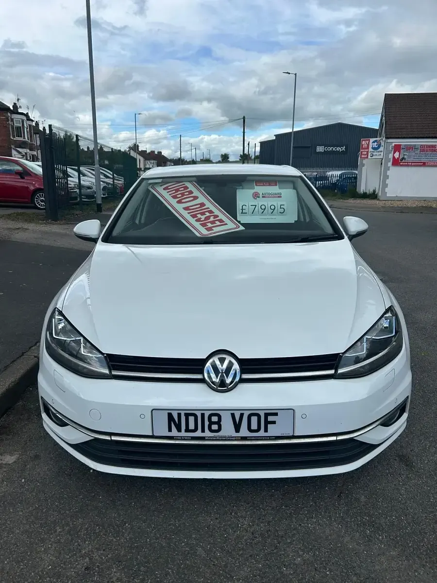 Used VW Golf VII GT 150 HP (110 kW) 2018 White Hatchback