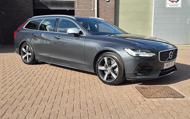 Usado Volvo V90 R-Design 190 CV (139 kW) 2019 Gris Familiar