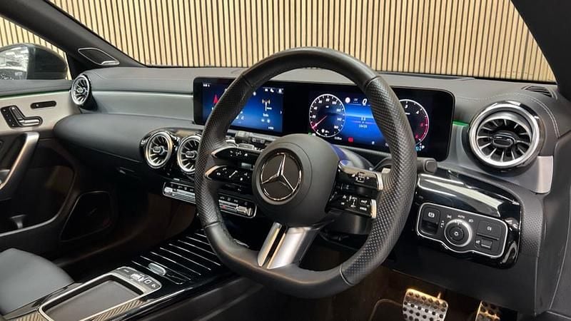 Used Mercedes CLA220 AMG Line Premium Plus 190 HP (139 kW) 2024 Cosmos black metallic Sedan