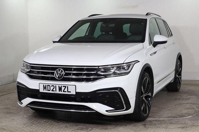 Used VW Tiguan R-line 150 HP (110 kW) 2021 White SUV