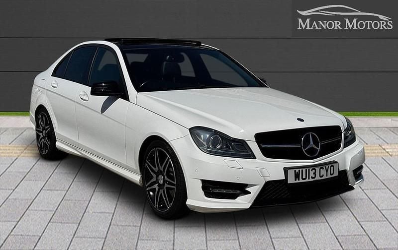 White Used 2013 Mercedes C220 AMG Sedan | £8,300 (A bit pricey) - Image 1/4